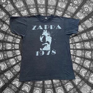 Vintage 1978 Frank Zappa concert tshirt